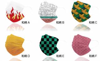 なんとなく既視感ある「鬼退治 和柄マスク」から不織布マスクバージョンが新登場！