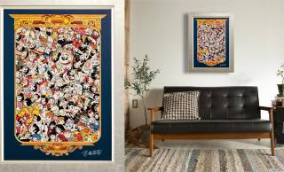 限定350部！手塚治虫作品の総勢122キャラクターが描かれた高精細版画「手塚ファミリー」がステキ